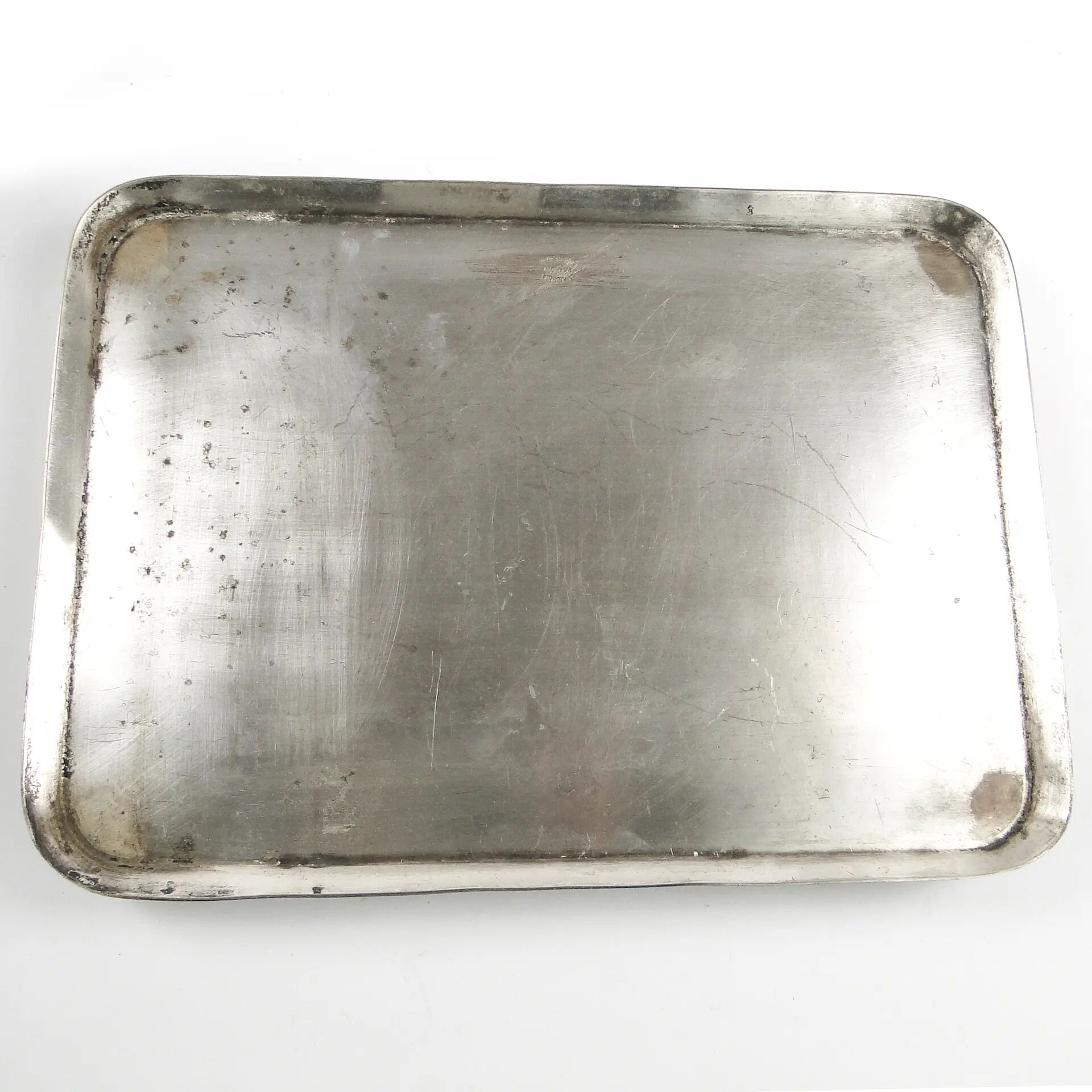 Art Deco tray, silver-plated brass, Norblin, Poland, 1930s
