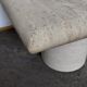 Travertine table, Italy, 1980s