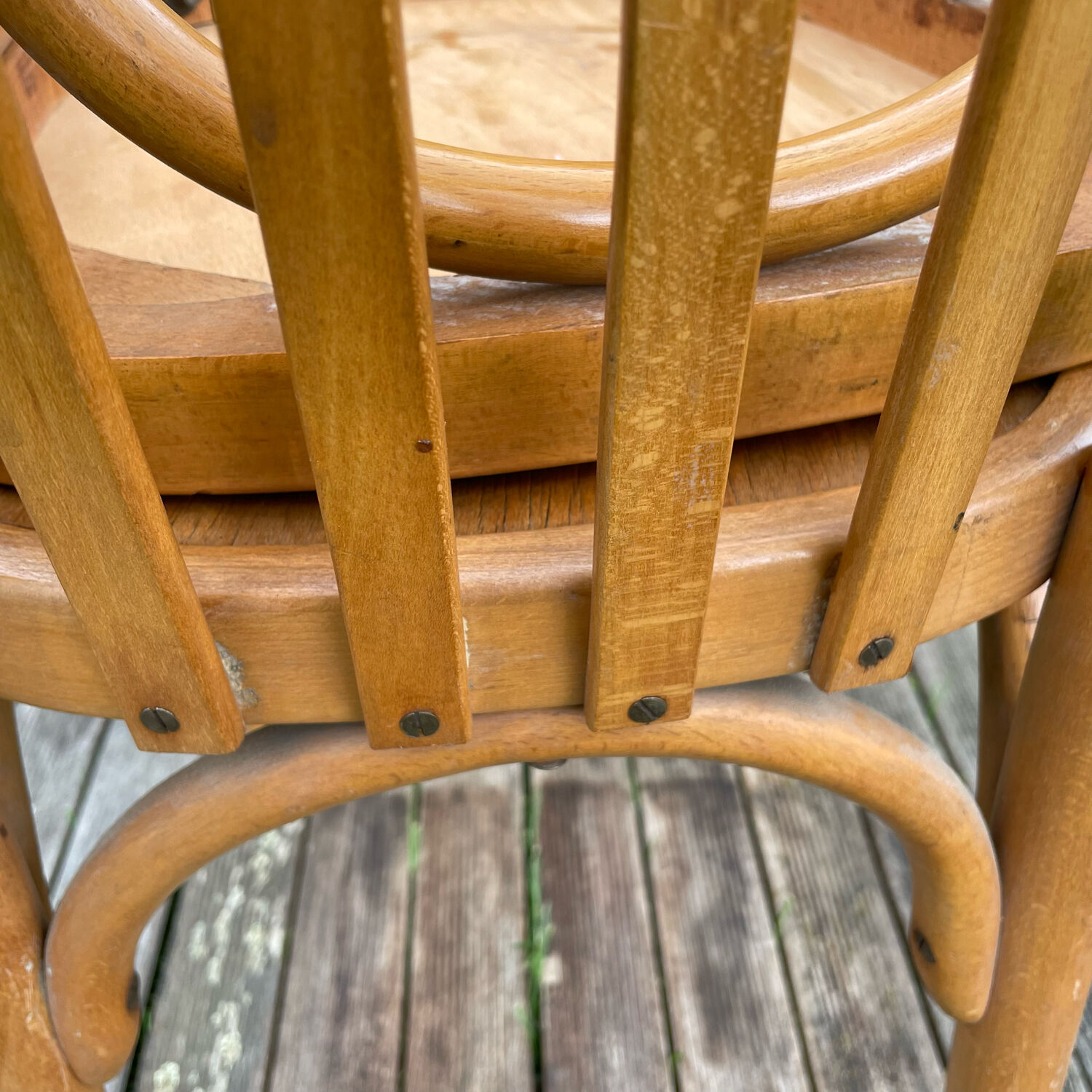 Pair of chairs bistro baumann blond beech