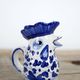 Vintage ceramic milk jug from Deruta, Italy