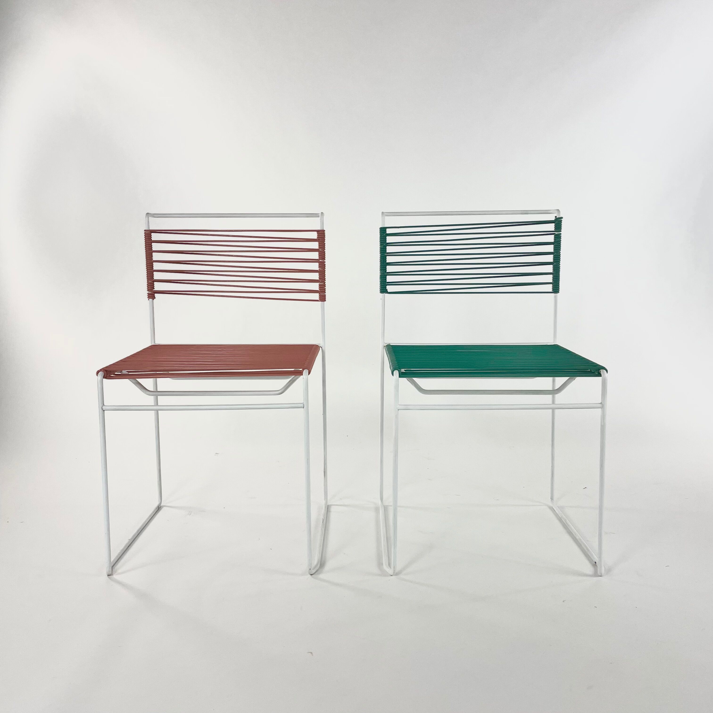 Set of 2 Scoubidou chairs