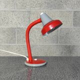 Red and gray Aluminor desk lamp