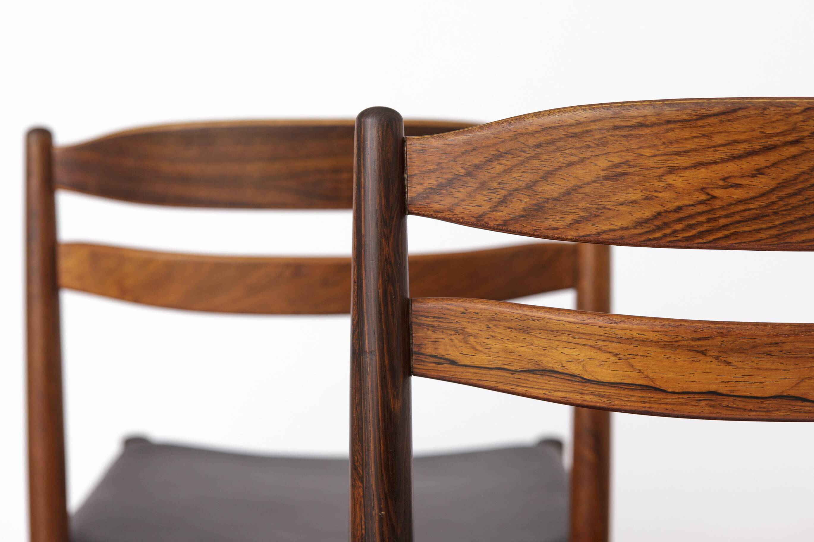 2 Vintage Dining Chairs 1960s, by Albert Johansson & Söner, Hyssna, Sweden