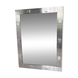 Miroir en acier brossé,