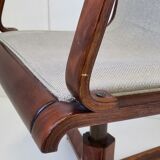 Vintage Scandinavian swivel armchair