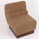 Fauteuil italien Schumacher en noyer et cachemire bouclé, 1970