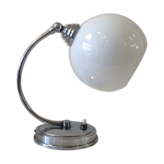 Opaline bedside lamp, 1950