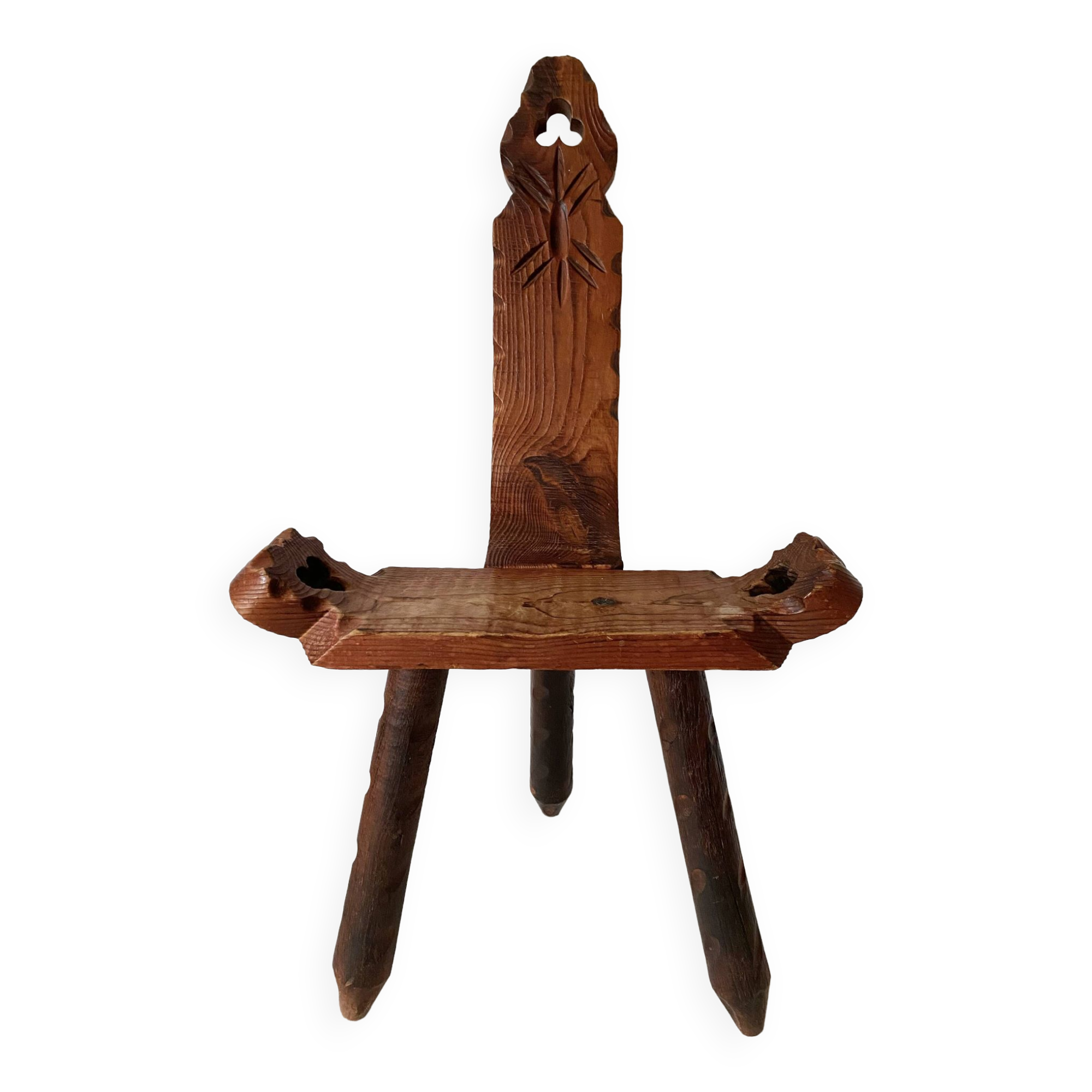 Vintage Spanish Tripod Chair
