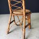 Mid-Century Bamboo High Back Chair from Rohé Noordwolde, Netherlands, 1960s