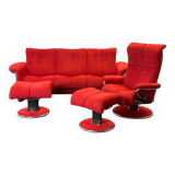 Ekornes Stressless Soul & Blues Suite – in Red Alcantara