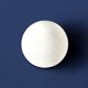 Globe boule vintage en opaline blanche - 28 cm