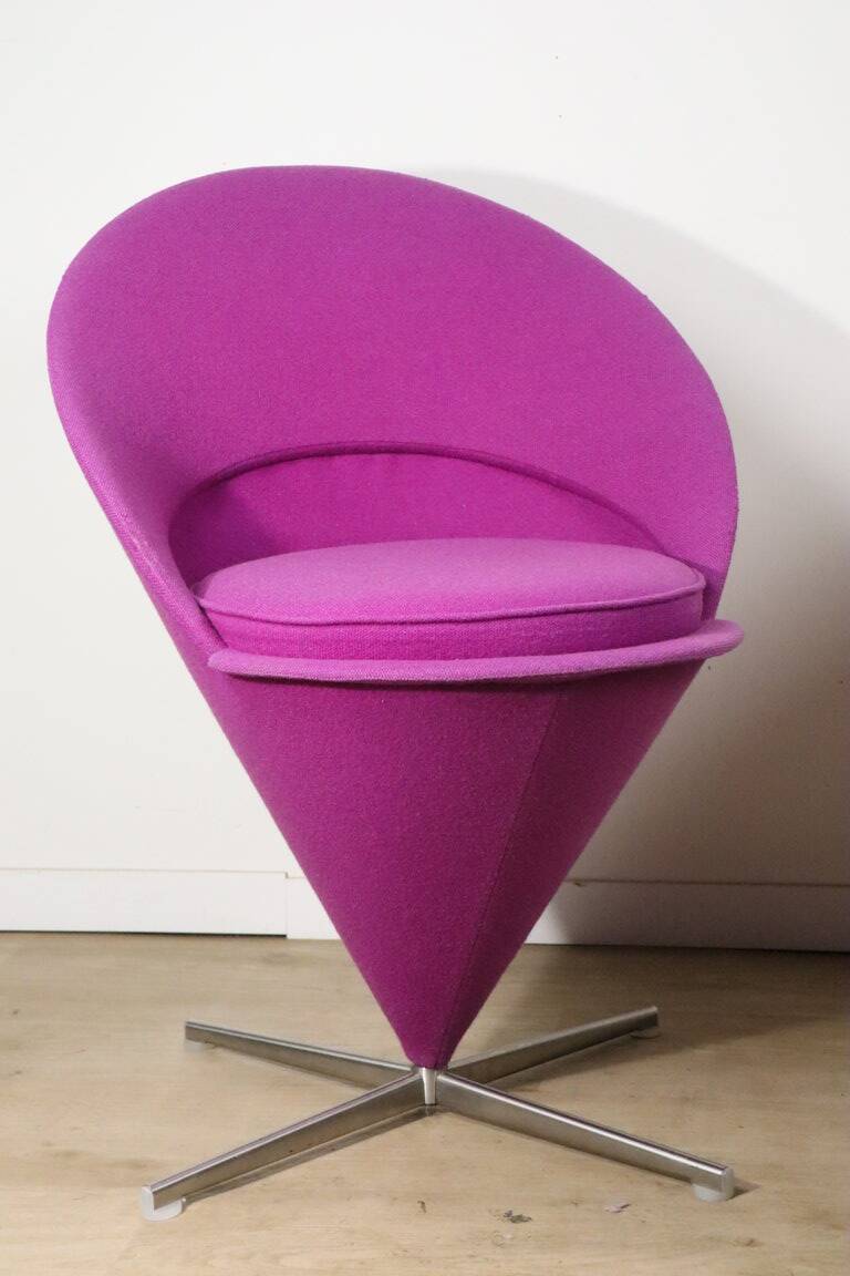 Pair of Verner Panton “Cone Chair” model chairs, Vitra edition