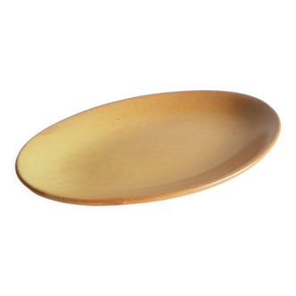 Stoneware dish cnp gres village France vintage