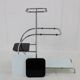 1930s Bauhaus Flower Stand with Glass, Czechoslovakia