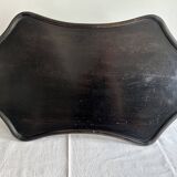 Presentation table of Napoleon III in black lacquered wood, 19th century.