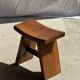 Small circular teak monoxyle pocket tray D25 H7