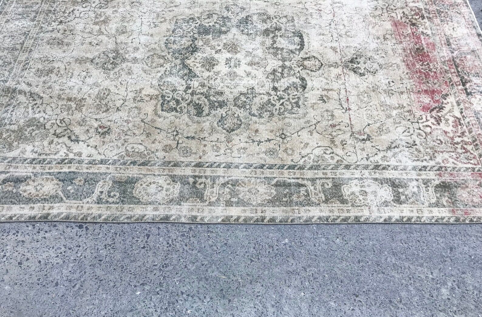 Neutral Pale Large Turkish Oversize Rug
