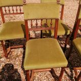 Set of 6 henry II chairs