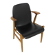 Leatherette office chair, Svegards, Markaryd, Sweden, 1950