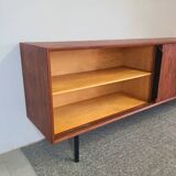 Enfilade moderniste teck vintage années 1960 design midcentury scandin