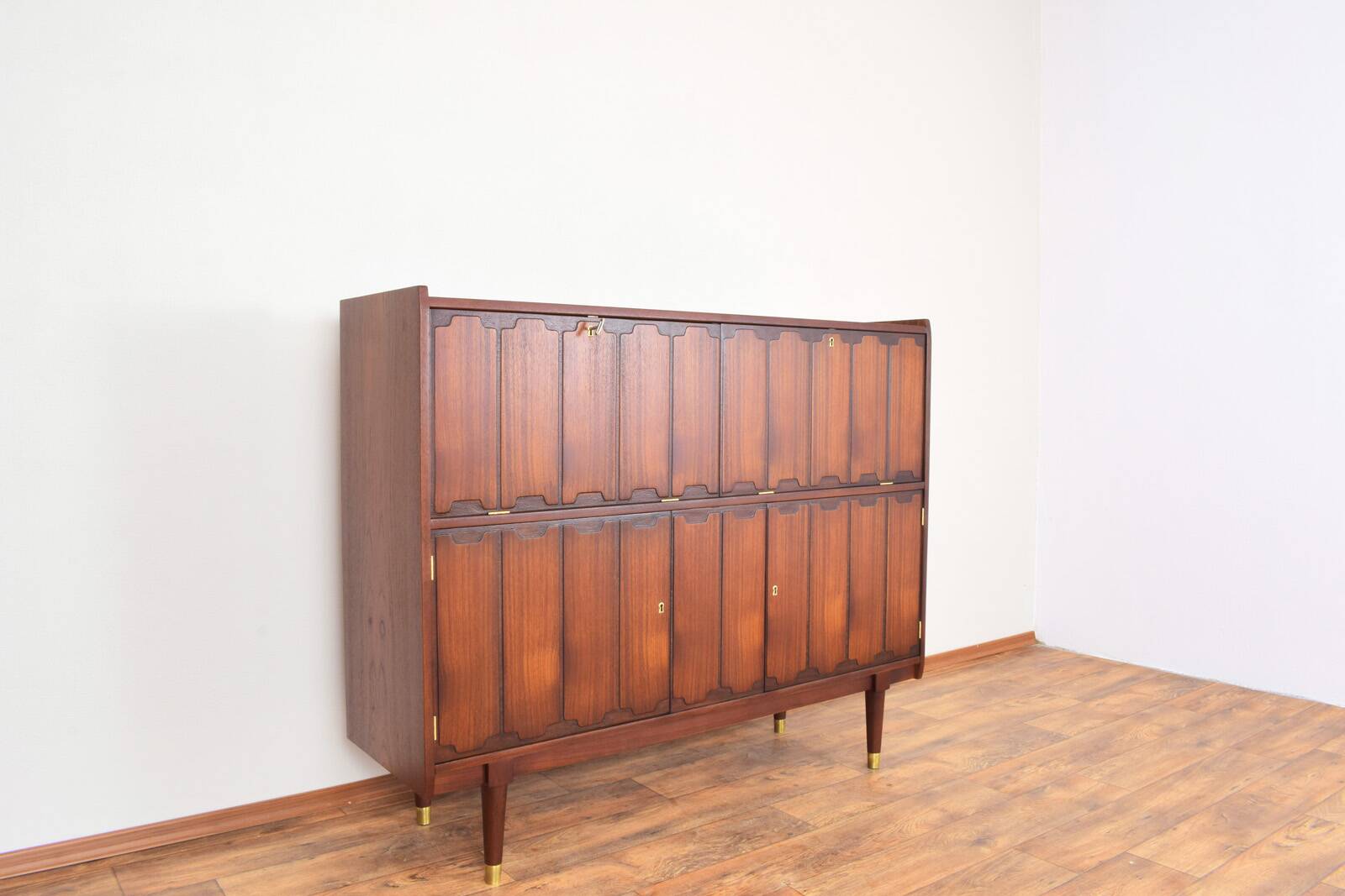 Mid-Century Norwegian Teak Highboard, 1960s.