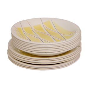6 assiette plates 6 assiette creuses,