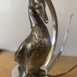 Art Deco duck table lamp
