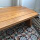 Table basse en orme massif
