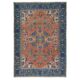 Hand-Knotted Vintage Turkish Red Area Rug. Traditional Wool Carpet for Home Decor