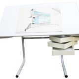 Vintage Architect Desk By Bieffeplast, 1960s