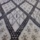 Handmade white carpet corridor 370x80cm