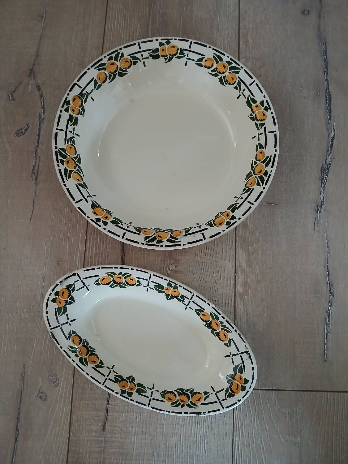 2 old dishes "Normandy" New Galleries