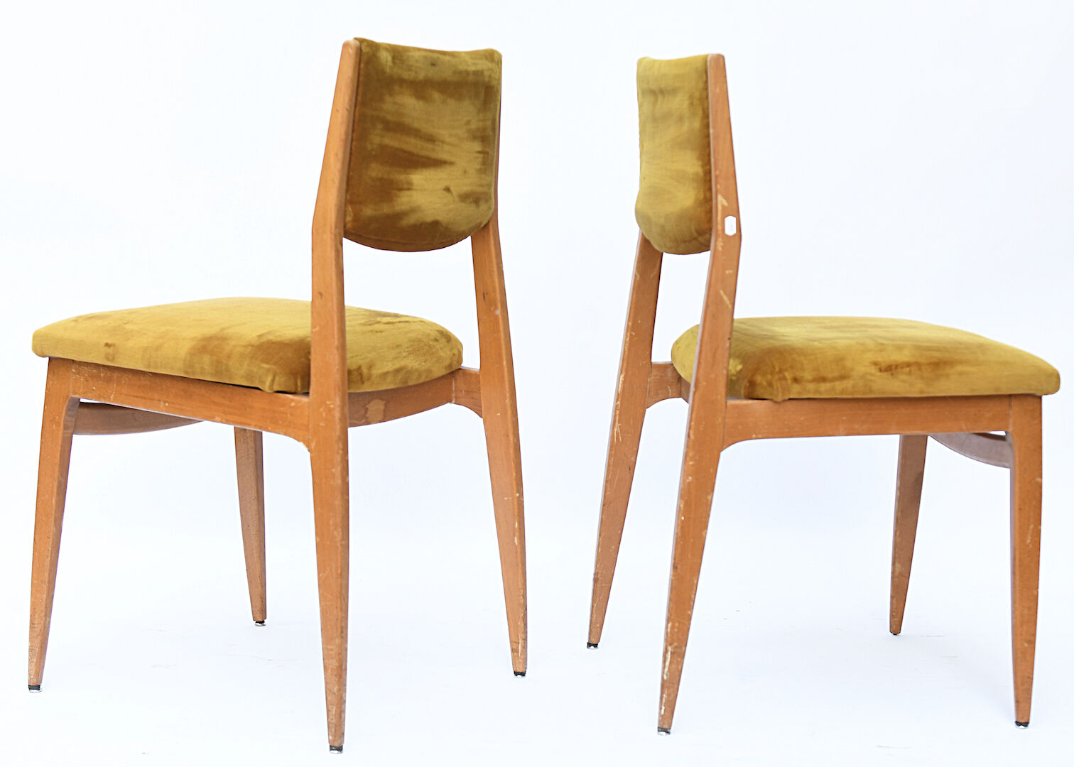 Suite de 6 chaises vintage des années 1960