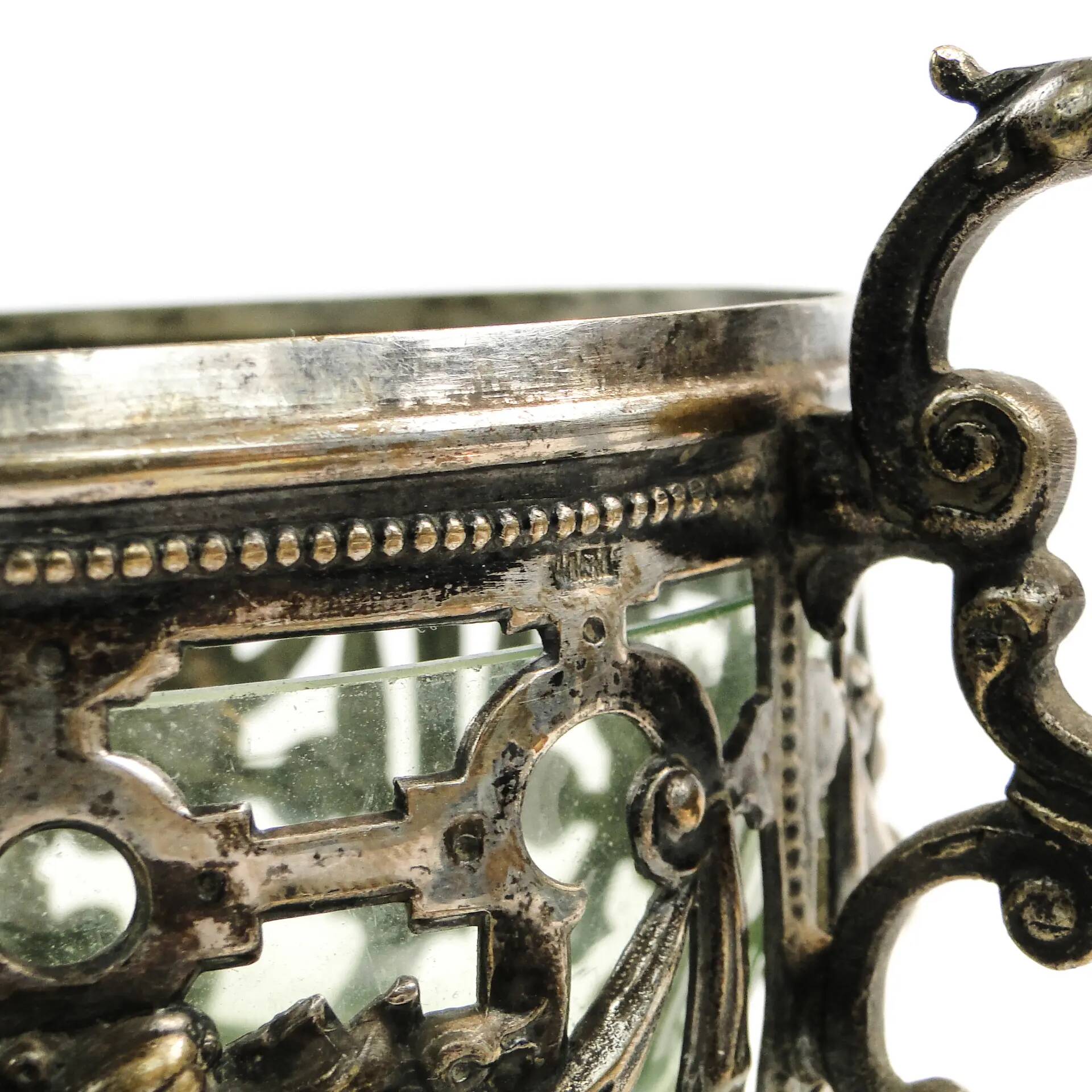 Art Nouveau sugar bowl, WMF, Germany, early 20th century
