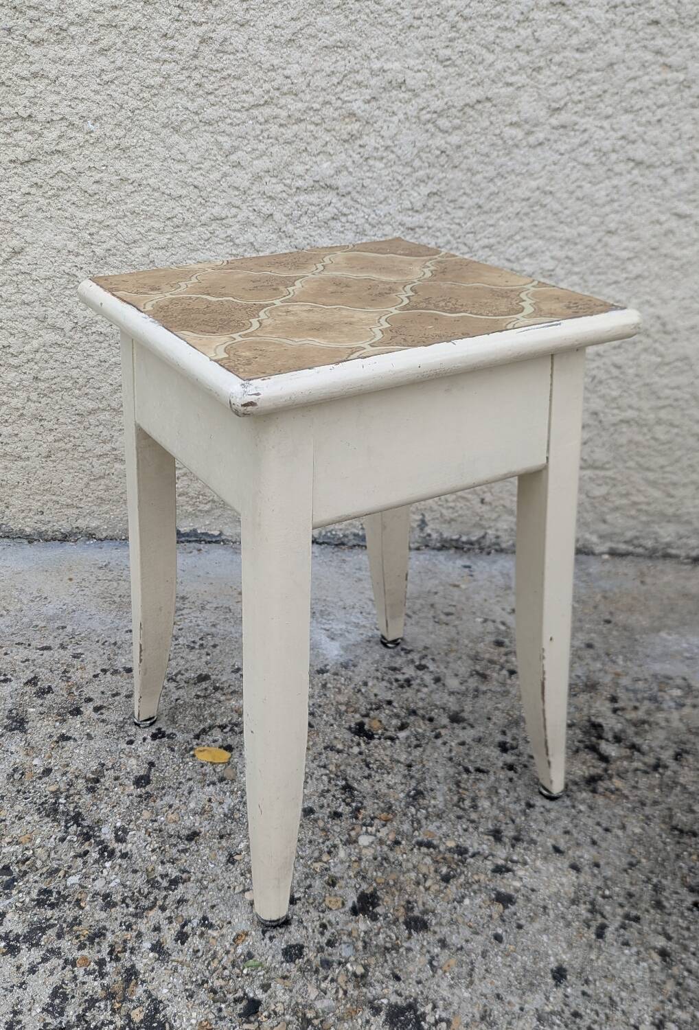 Tabouret Coffre Cireur 60/70 Vintage 1