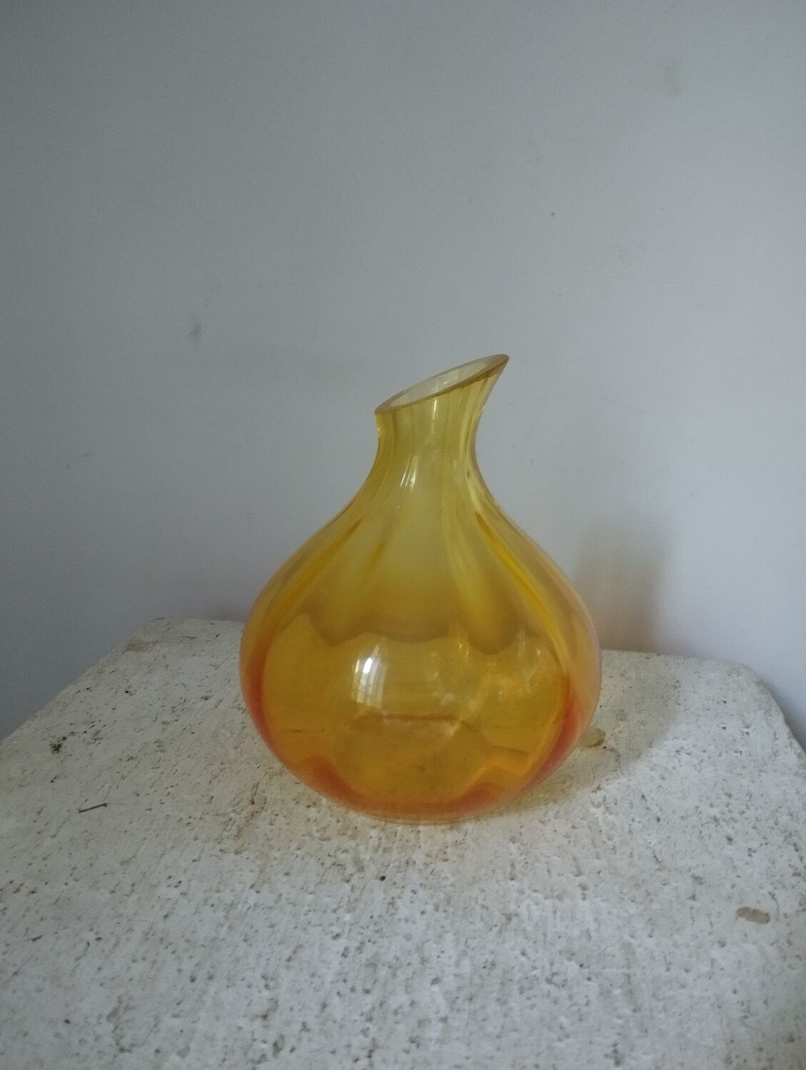 Scandinavian 60s glass vase