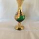 Murano 1960 golden vase with fine gold