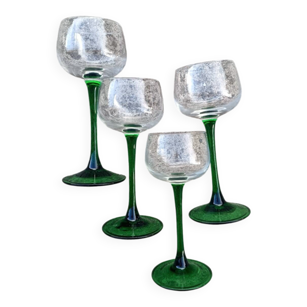 Verres Alsaciens rétro x4