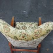 Chair wing chair flower Scandinavian styl Ib Kofod-Larsen for Carlo Gahrn