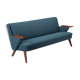 Danish reupholstered blue sofa by Johannes Andersen for CFC Silkeborg, 1960s