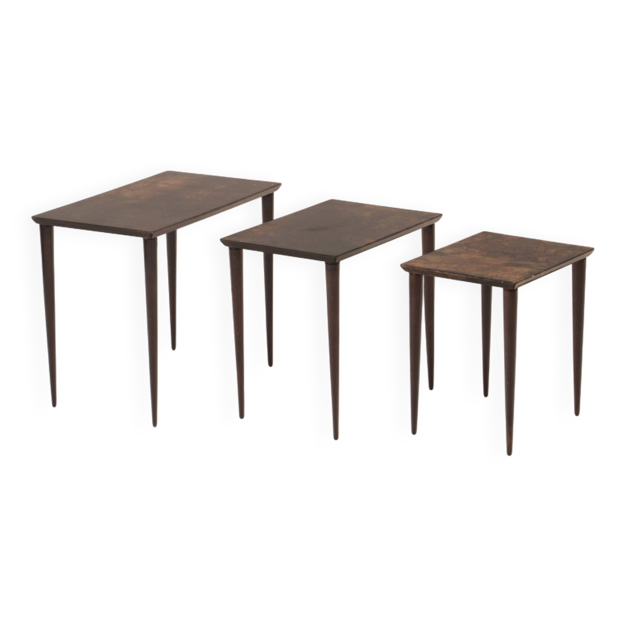 Nesting Tables Model 764 by Aldo Tura for Tura Milano 1950
