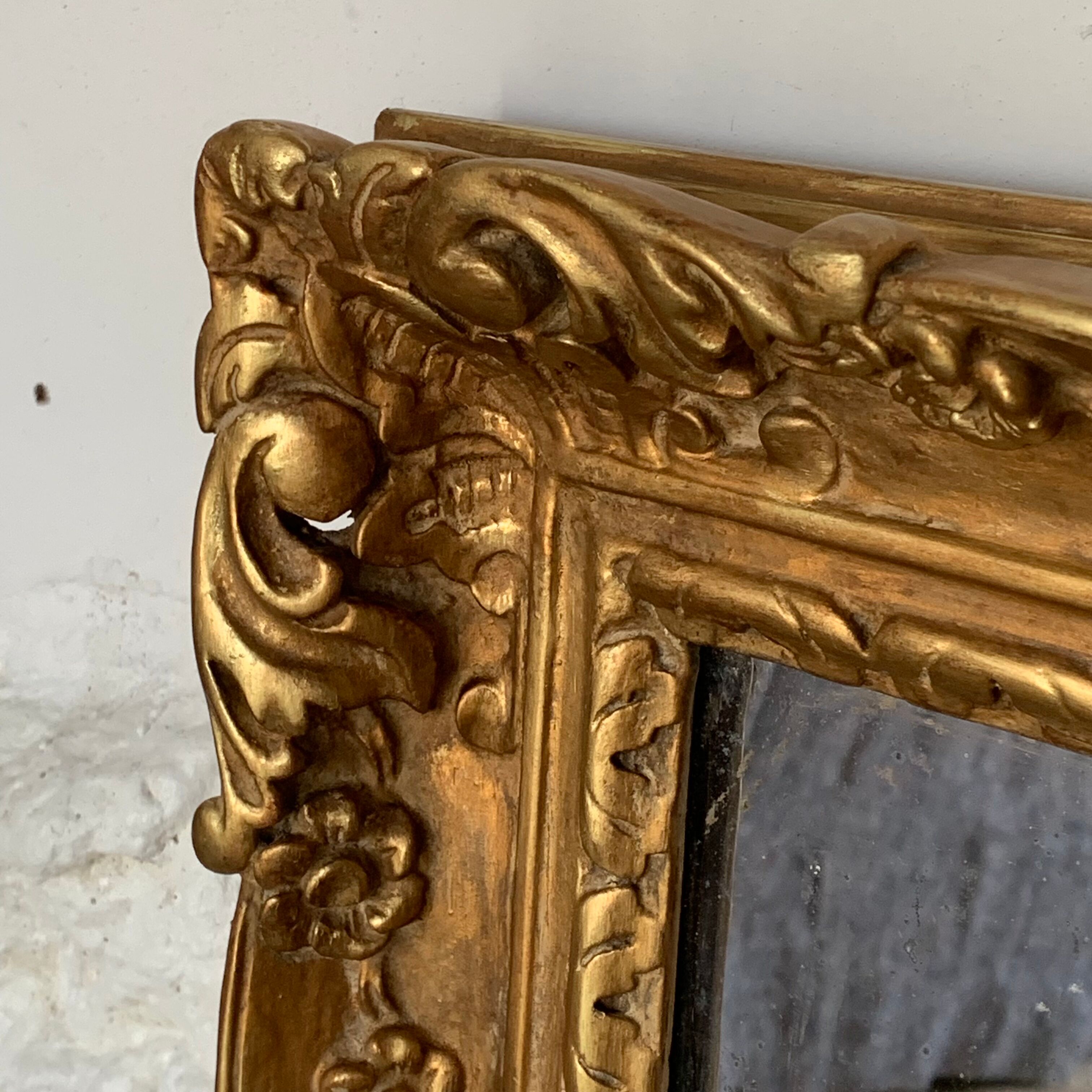 Vintage gilded wall mirror