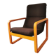 Curved wood armchair Wilkhahn 1980