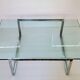 Table basse SM en acier miroir et verre KnollStudio – Design Shelton & Mind