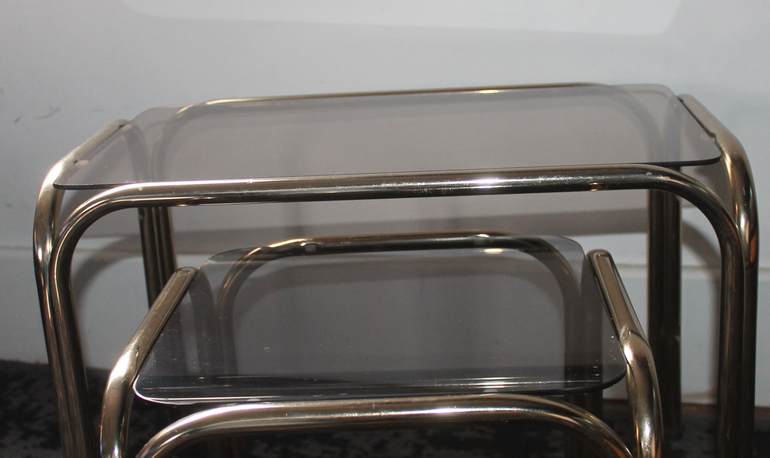 Set of 2 nesting tables of the 70s