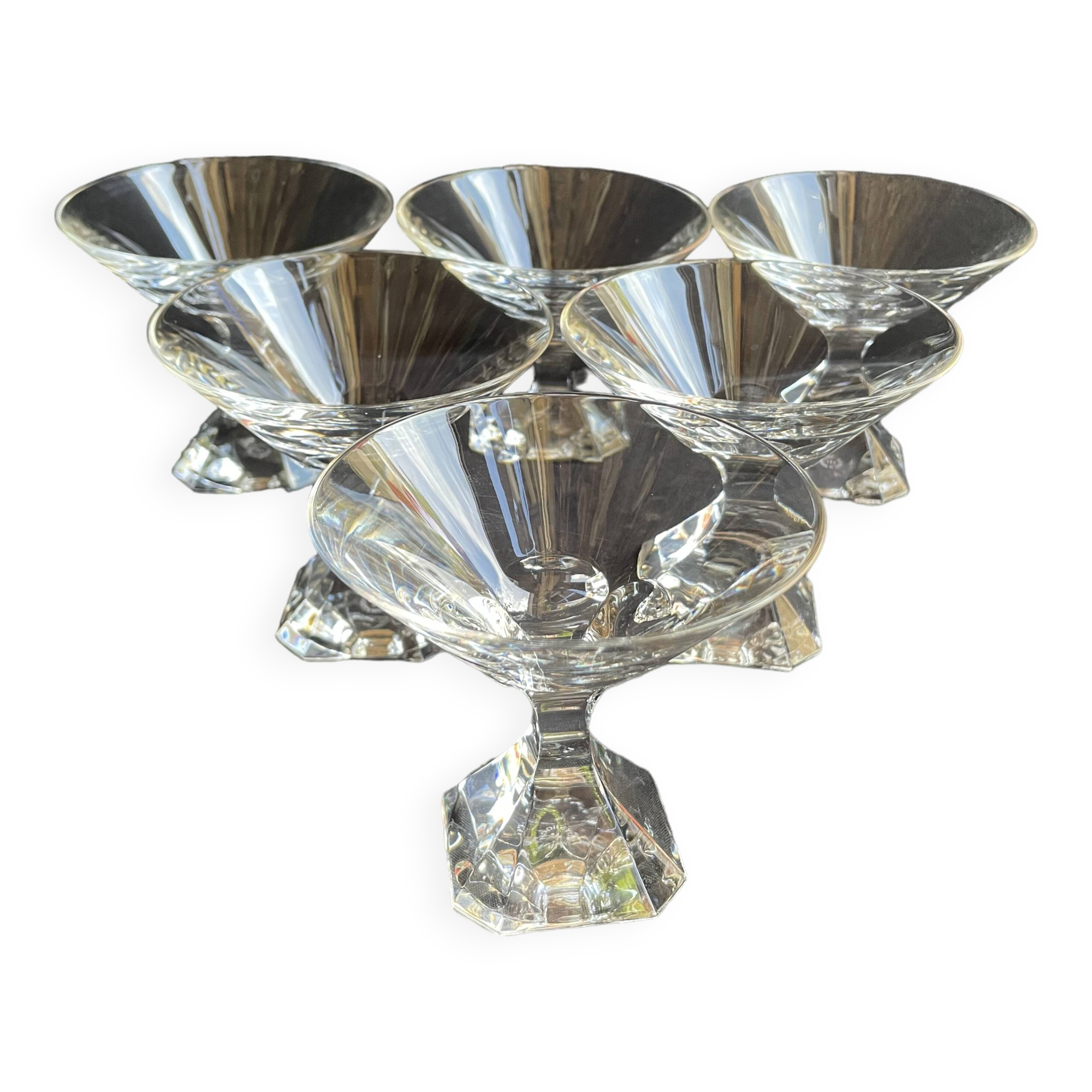 6 Crystal Champagne Coupes – Villeroy & Boch