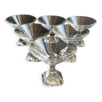 6 Coupes à champagne en cristal – Villeroy & Boch
