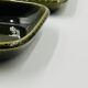 Lot 2 plats carrés en grès Deco Hälsingborg K.J. Svensson