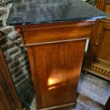Louis Philippe oak bedside