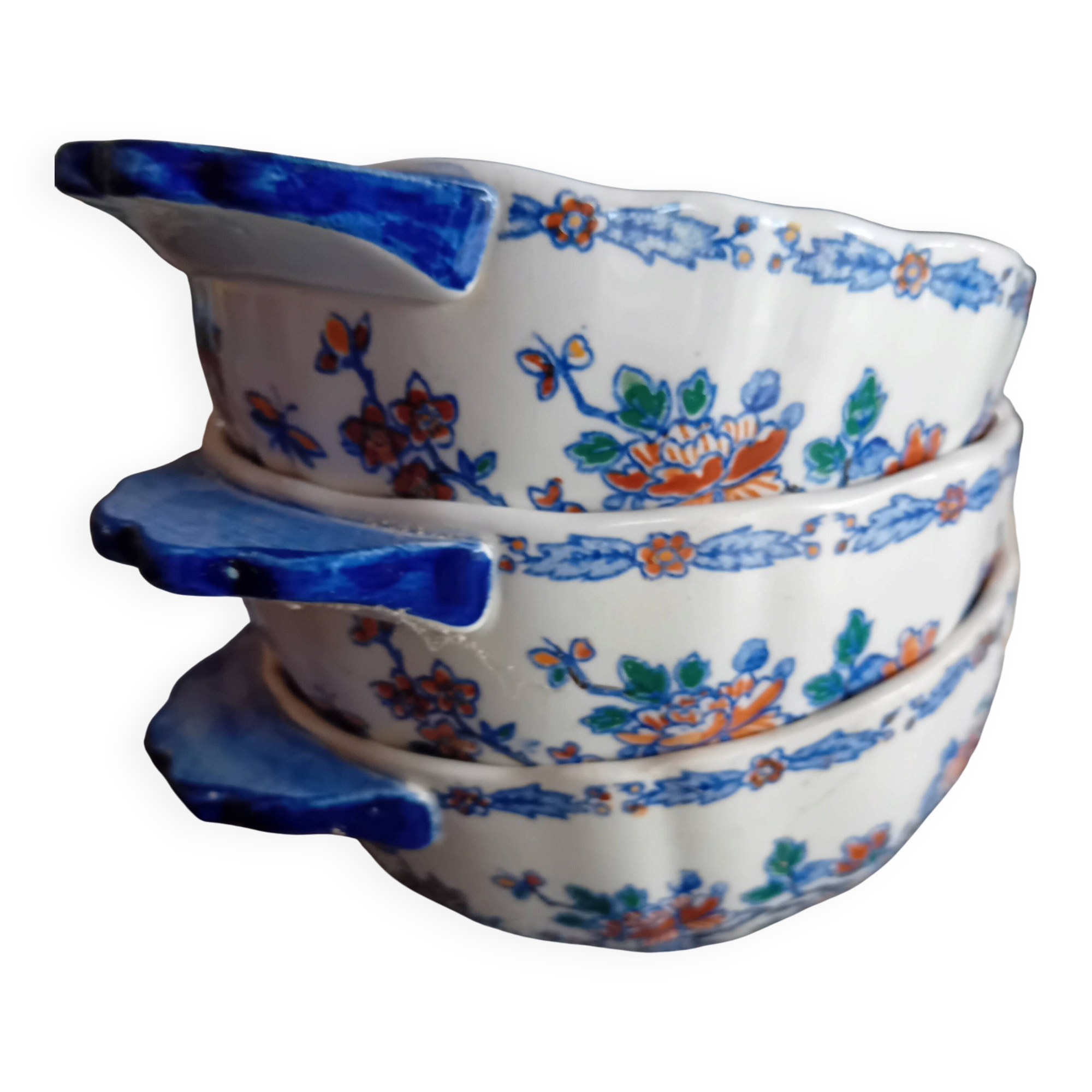 Set of 3 Gien bowls